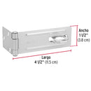 Portacandado de acero zincado 4-1/2", Hermex