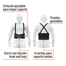 Faja lumbar Truper con tercer cinturón talla XG