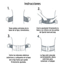 Faja lumbar Truper tipo cinturón de malla transpirable, talla Mediana