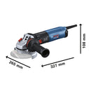 AMOLADORA ANGULAR 1700W BOSCH GWS 17-125 S