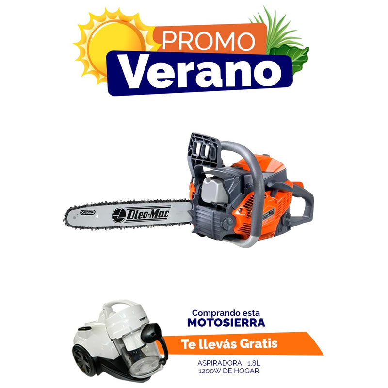 COMBO MOTOSIERRA GSH40 OM + ASPIRADORA 1,8l BW