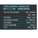 AMOL. ANG. 115MM   800W