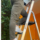 Escalera Reforzada de Aluminio Black&Decker, 4 escalones, 150 Kg