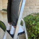 Escalera Reforzada de Aluminio Black&Decker, 4 escalones, 150 Kg