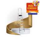 Escalera Reforzada de Aluminio Black&Decker, 6 escalones, 150 Kg