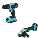 COMBO TAL. PERC. 13MM+AMOL. ANG. 115MM BAT 4AH