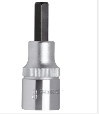 LL. TUBO 1/2" HEX.  9 MM