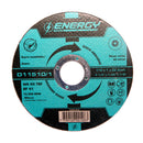 Disco de corte para acero y acero inoxidable Energy 115 x 1 x 22.2mm