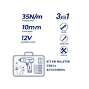 TAL. RECARG. 12V C/BAT 1,5AH + CARG 2A