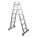 Escalera articulada de aluminio 4x3 peldaños, Espar