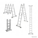 ESCALERA ARTICULADA 4X2, 150KG MAX ALT. PLEGA/EXT. 0,74/2,53