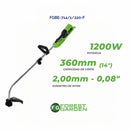 BORDEADORA 14" 1200W