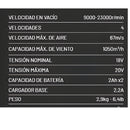 SOPLADOR 40V 2 VELOC. MAQ. SOLA