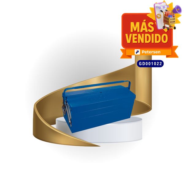 Caja para Herramienta Gedore,  tipo acordeón con 3 compartimentos