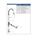 CANILLA P/ COCINA MON. FRIO MESADA C.25