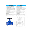 V.GLOBO FUELLE ANSI 150 WCB 2"