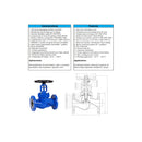 V.GLOBO FUELLE ANSI 150 WCB 2.1/2"