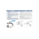 V. ESF. CANILLA 1/2" X 3/4" BSPT C/ACOPLE RAPIDO