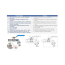 V. ESF. CANILLA 1" BSPT C/ACOPLE RAPIDO