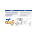 V. ESF. PRESTIGE PALOMA. 3/4" C/FILTRO