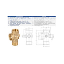 RACOR 5 VIAS LATON 1"