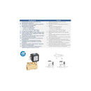 ELECTROV. 2 VIAS 3/4" 220V