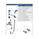 MONOCOMANDO P/ BAÑO-DUCHA/BAÑERA CON KIT GE2