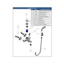 MONOCOMANDO P/ BAÑO-DUCHA/BAÑERA CON KIT K8