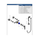 MONOCOMANDO P/ DUCHA CON KIT K8