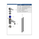 MONOCOMANDO P/ LAVATORIO MEDIO ALTO K8