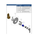 MONOCOMANDO P/ BAÑO EMP. C/INVERSOR K8- SIN DUCHA