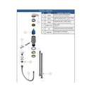 MONOCOMANDO P/ BIDE C/ TRANSMISION GE2