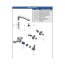 MONOCOMANDO P/ COCINA EXT. PARED 15CM BASIK
