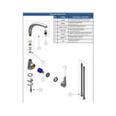 MONOCOMANDO P/ COCINA PICO ALTO MESADA (APER. SUP.) K8