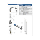 MONOCOMANDO P/ COCINA PICO ALTO MESADA BASIK