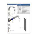 MONOCOMANDO P/ COCINA PICO ALTO MESADA (APER. INF.) K8