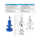 DIAFRAG. PRINCIPAL P/VALV. PILOTO 2" 2UDS