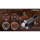 Amoladora angular multifunción Gladiator 115mm 1200W + 4 Discos