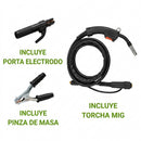 SOLD. INVERTER 140 AMP MIG/ELECTRODO/TIG 1KG