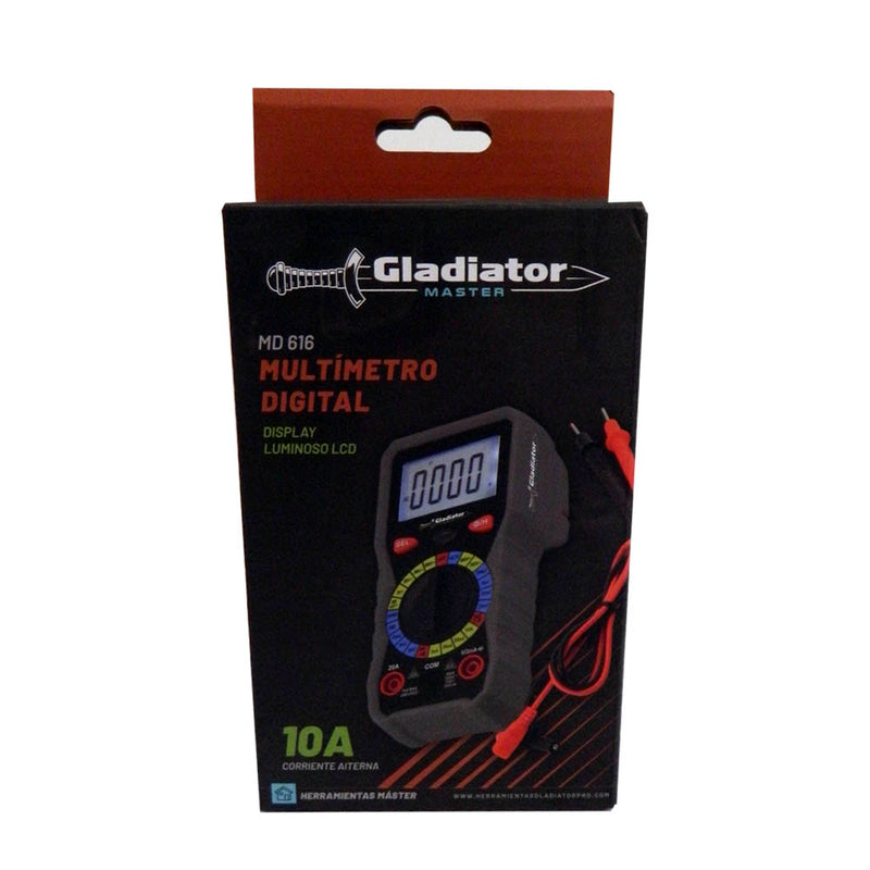 Multímetro Digital Gladiator 600V