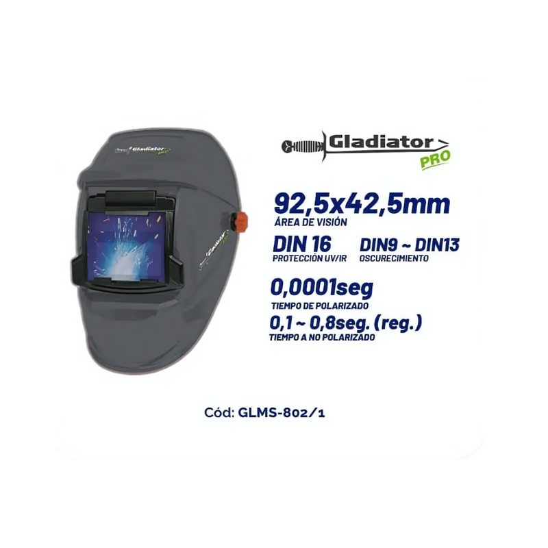 CARETA DE SOLDAR AUTOMATICA GLADIATOR