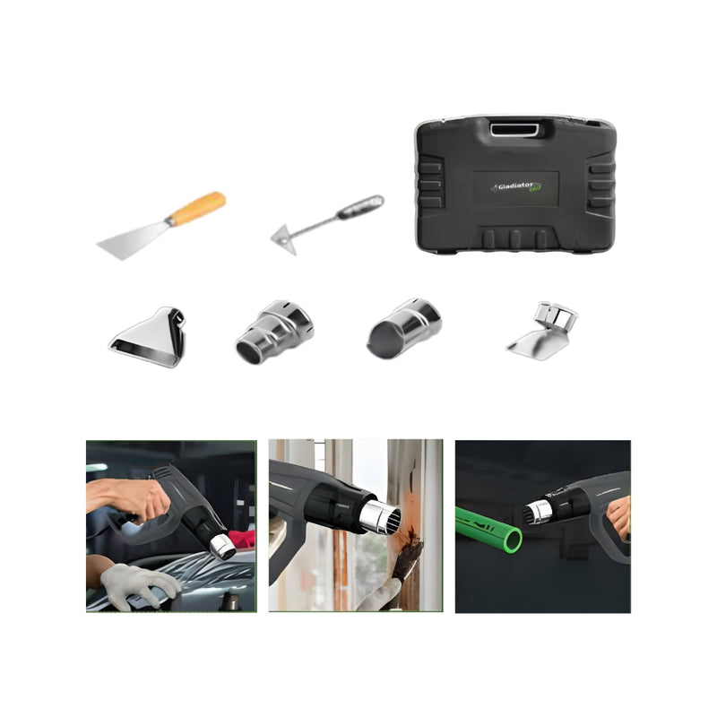 PISTOLA DE CALOR 2000W GLADIATOR