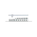 Juego de Llaves de Tubos 3/8” TORX con Carril y Mango, Gedore