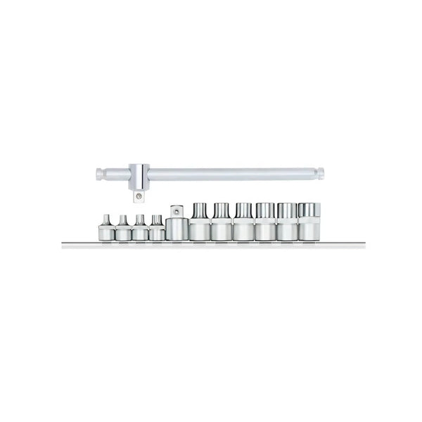 Juego de Llaves de Tubos 3/8” TORX con Carril y Mango, Gedore