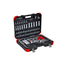 Juego de Llaves de Tubo 1/4” + 3/8” + 1/2”, 172 piezas, Gedore