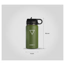 Termo Kids de 355 ml, Verde Militar