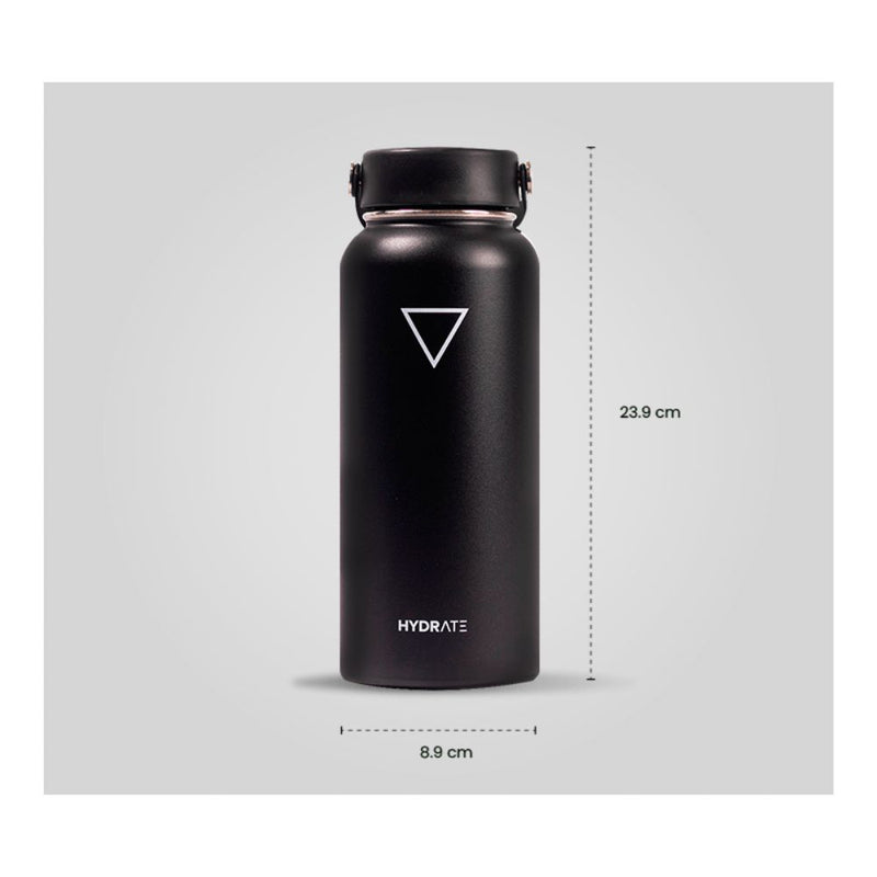 Termo Hydrate de 946 ml, Negro