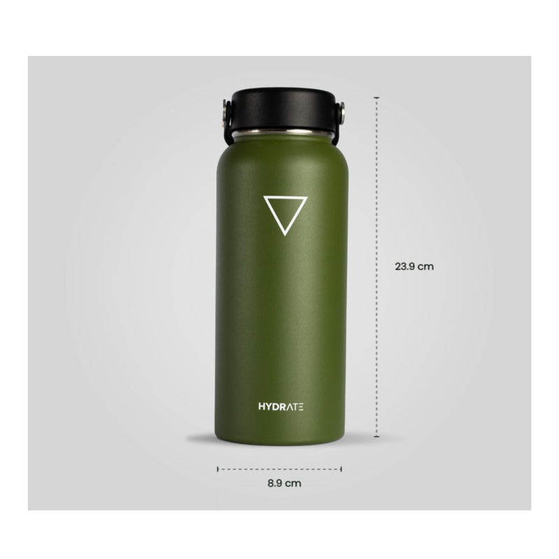Termo Hydrate de 946 ml, Verde Militar
