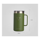 Manija Cervecera Hydrate de 710 ml, Verde Militar