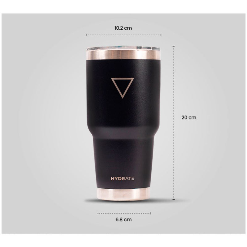 Vaso Hydrate de 887 ml, Negro